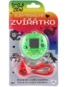 Hra Zvířátko elektronické přívěsek tamagoči na baterie 3 barvy na kartě
