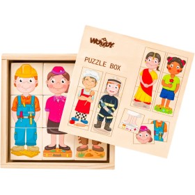 WOODY DŘEVO Puzzle skládačka Lidé a povolání *DŘEVĚNÉ HRAČKY*