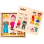 WOODY DŘEVO Puzzle skládačka Lidé a povolání *DŘEVĚNÉ HRAČKY*