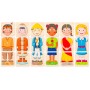 WOODY DŘEVO Puzzle skládačka Lidé a povolání *DŘEVĚNÉ HRAČKY*