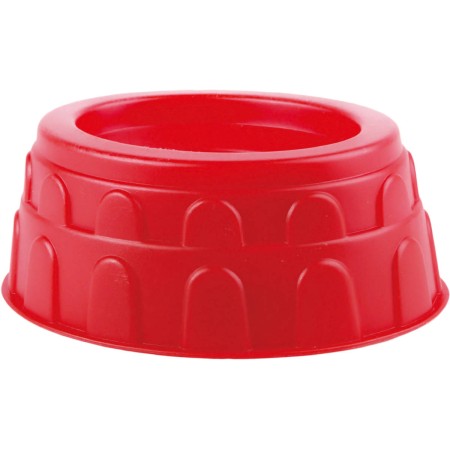 HAPE Bábovka Coloseum červená baby formička na písek plast