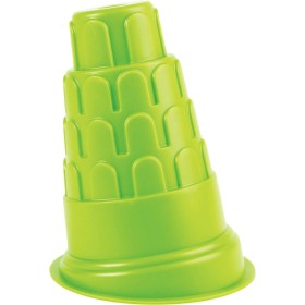HAPE Bábovka Šikmá věž v Pise zelená baby formička na písek plast