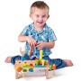 WOODY DŘEVO Ponk pracovní stůl zatloukací set s nářadím