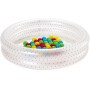 BESTWAY Set baby bazén kruhový nafukovací 91cm se soft míčky 50ks 2 barvy 51141