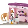 SCHLEICH Butik pro koně herní set koník se 2 figurkami s doplňky plast