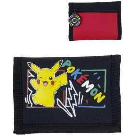 Peněženka dětská rozkládací Pokémon Pikachu černá