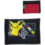 Peněženka dětská rozkládací Pokémon Pikachu černá