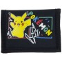 Peněženka dětská rozkládací Pokémon Pikachu černá