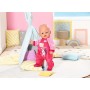ZAPF BABY BORN Sametové dupačky růžové 43cm pro panenku miminko