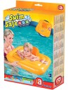 BESTWAY Baby sedátko nafukovací 76x76cm kruh s křížem do vody