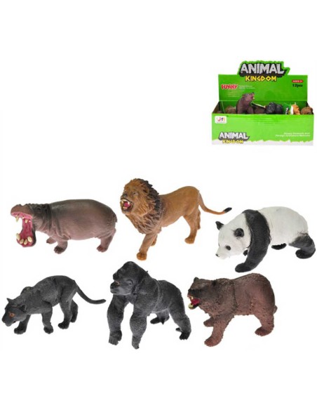 Zvířátko plastové safari 8-10cm 12 druhů
