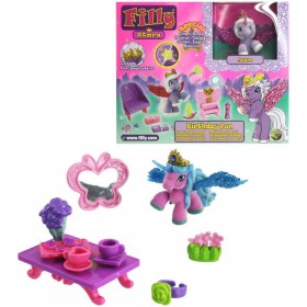 EP Line Filly Stars Glitter hrací set koník s kartou a doplňky v krabici 4 druhy