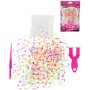 UDĚLEJ SI NÁRAMEK Gumičky LOOM BANDS 200ks set s doplňky strakaté