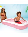 INTEX Bazén baby obdélníkový nafukovací 166x100cm růžový 58423