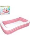 INTEX Bazén obdelníkový nafukovací Family 305x183cm růžový 58487