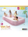INTEX Bazén obdelníkový nafukovací Family 305x183cm růžový 58487