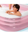 INTEX Bazén obdelníkový nafukovací Family 305x183cm růžový 58487