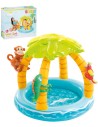 INTEX Bazének baby Tropický ostrov 119x109x66cm se stříškou 58417