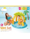 INTEX Bazének baby Tropický ostrov 119x109x66cm se stříškou 58417