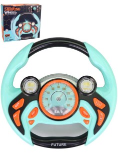 Volant zábavný 22cm funkční malý řidič na baterie Světlo Zvuk