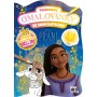 JIRI MODELS Omalovánky tvarované + samolepky Disney Přání