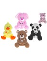PLYŠ Zvířátko baby veselé s mládětem 5 druhů *PLYŠOVÉ HRAČKY*