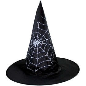KARNEVAL Klobouk Čaroděj s pavučinou *KARNEVALOVÝ DOPLNĚK*
