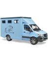BRUDER 02674 Auto Mercedes Benz Sprinter přeprava zvířat se s koněm