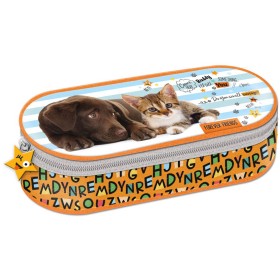 Penál oválný Forever Friends dětské školní pouzdro na zip