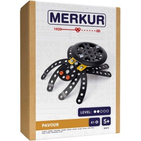 MERKUR F021 Broučci: Pavouk 41 dílků *KOVOVÁ STAVEBNICE*