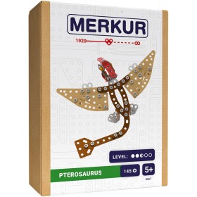 MERKUR F006 Dinosauři: Pterodactyl 145 dílků *KOVOVÁ STAVEBNICE*