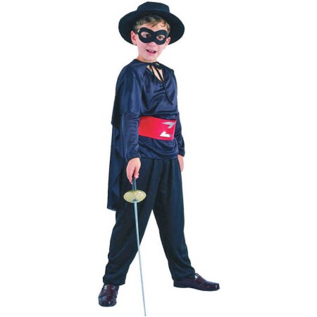 KARNEVAL Šaty BANDITA vel. M (120-130 cm) 5-9 let KOSTÝM