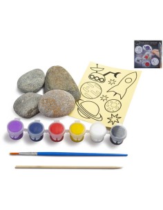 NASA Malování na kamínky Planety kreativní sada s kameny a barvičkami