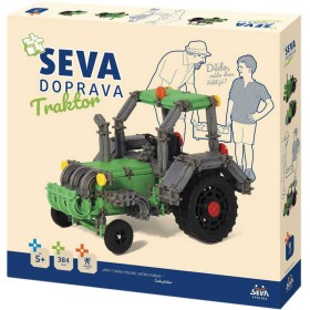 SEVA DOPRAVA Traktor polytechnická STAVEBNICE 384 dílků