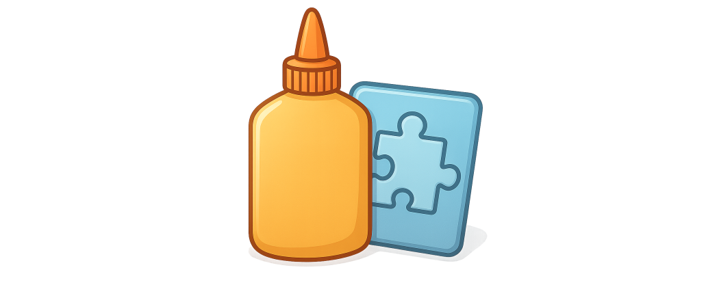 Lepidla a podložky na puzzle