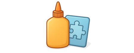 Lepidla a podložky na puzzle